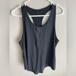 Zyia Black Mesh Effortless Tank Top
